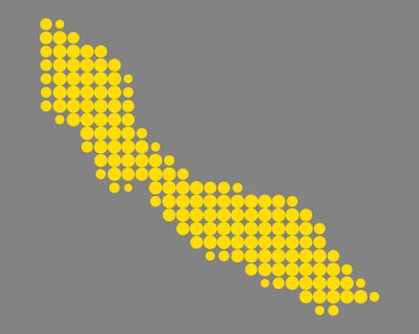 Curacao doğru harita