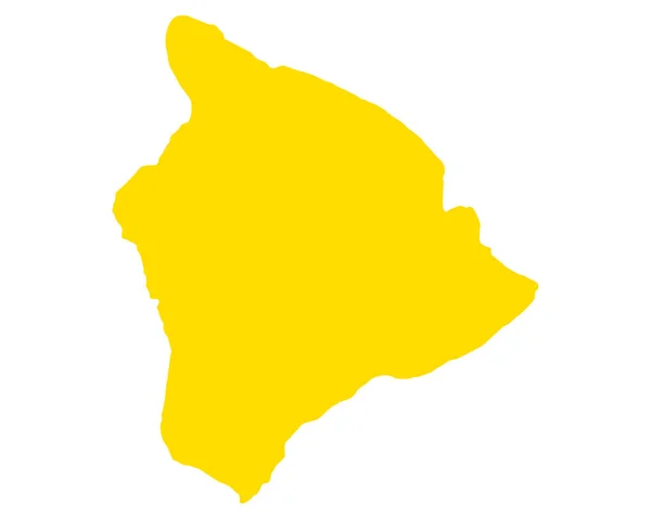 Ακριβή χάρτη της Χαβάης — Διανυσματικό Αρχείο