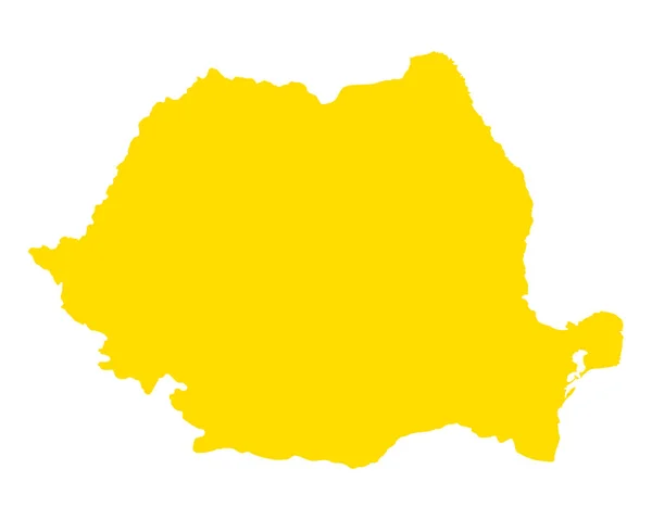 Pontos Térkép Románia — Stock Vector