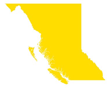 İngiliz Kolombiyası Haritası