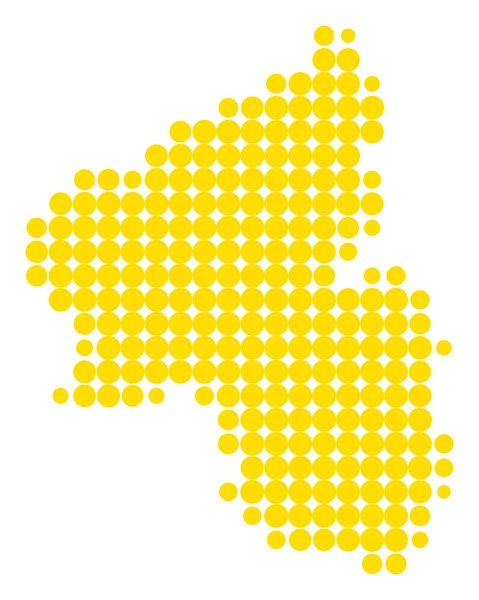 Mapa da Renânia-Palatinado —  Vetores de Stock