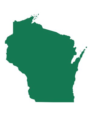 Wisconsin doğru harita