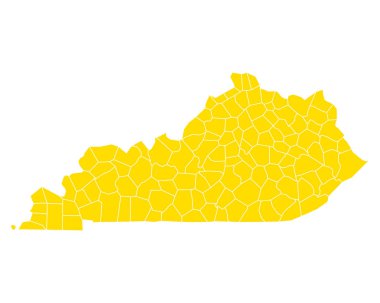 Doğru Kentucky Haritası