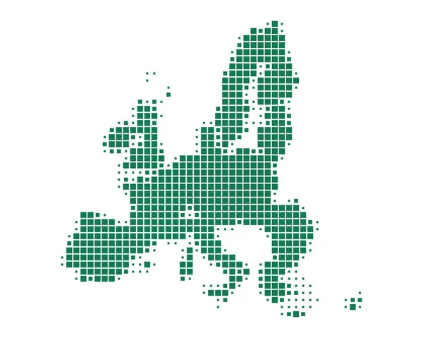 Mappa dell'Unione europea — Vettoriale Stock