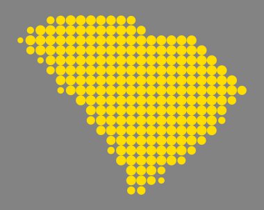 Güney Carolina Haritası
