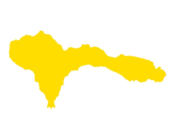 Sao Nicolau地图 — 图库矢量图片