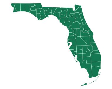 Florida doğru harita