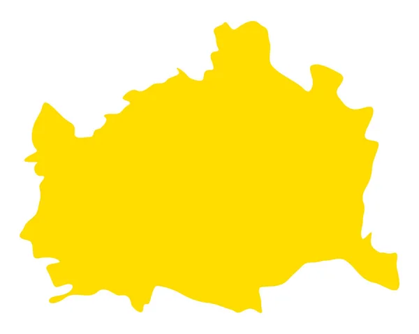 Dokładna mapa Wiednia — Wektor stockowy