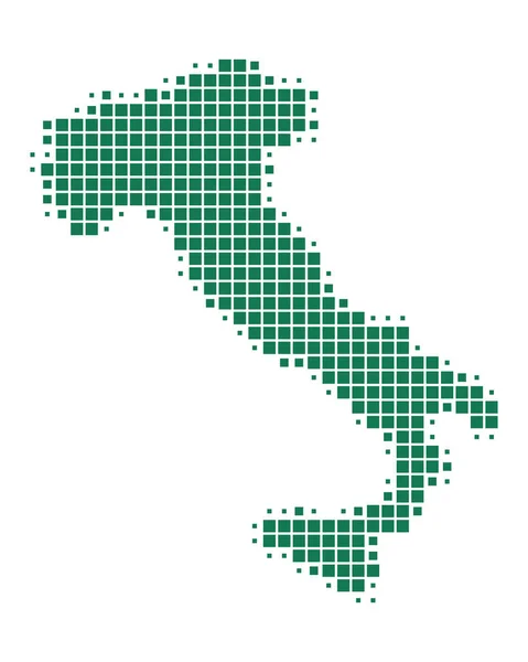 Genaue Karte von Italien — Stockvektor