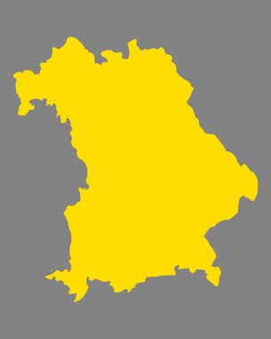 Bavyera doğru harita