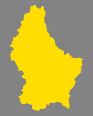 Doğru Lüksemburg Haritası