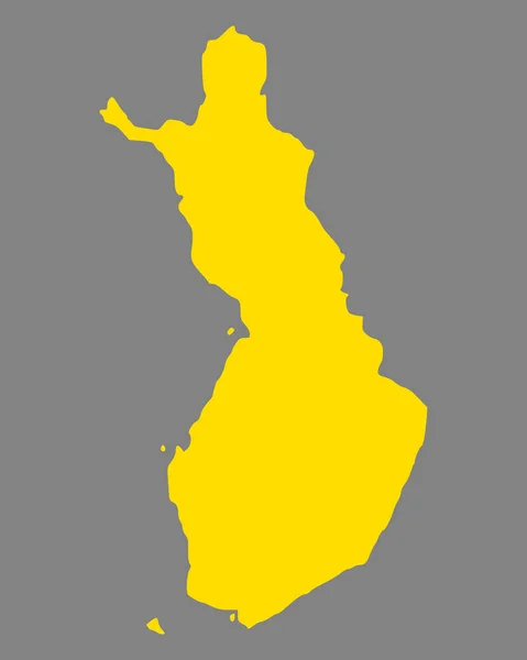 Ακριβής χάρτης της Φινλανδίας — Διανυσματικό Αρχείο