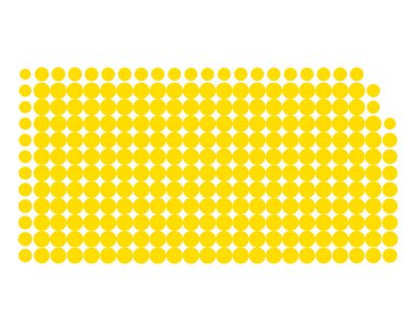 Kansas'ın doğru harita