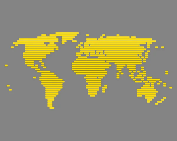 Mapa do mundo —  Vetores de Stock