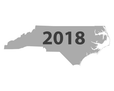 North Carolina 2018 Haritası