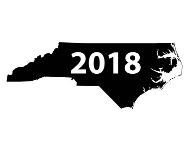 North Carolina 2018 Haritası