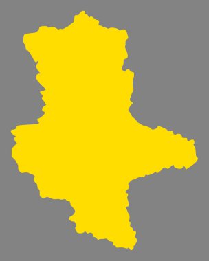 Saksonya-anhalt Haritası