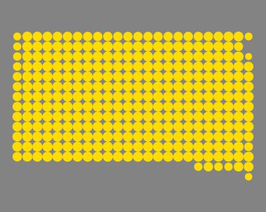 Güney Dakota Haritası