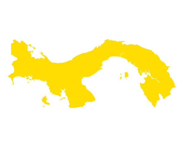 Ακριβή χάρτη του Παναμά — Διανυσματικό Αρχείο