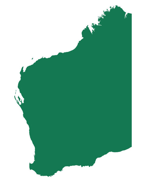 Map of Western Australia