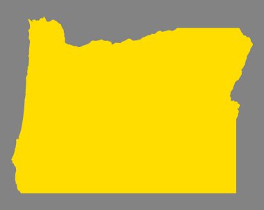 Oregon doğru harita