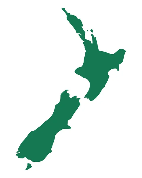 Map of New Zealand — Stock Vector