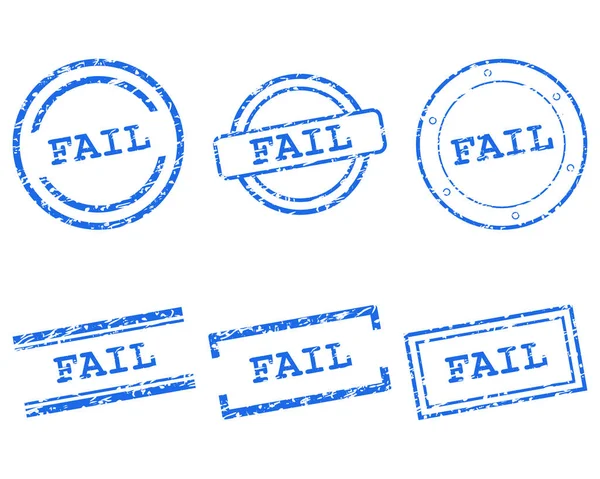 Fail stamps — Stock Vector