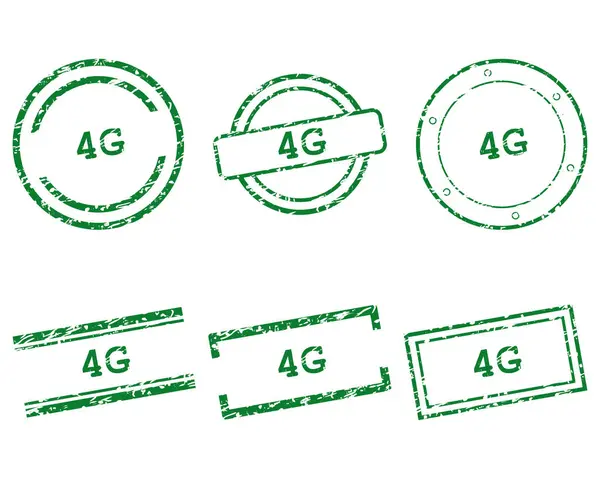 Znaczki 4g — Wektor stockowy