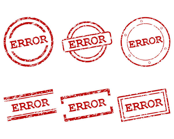 Error stamps