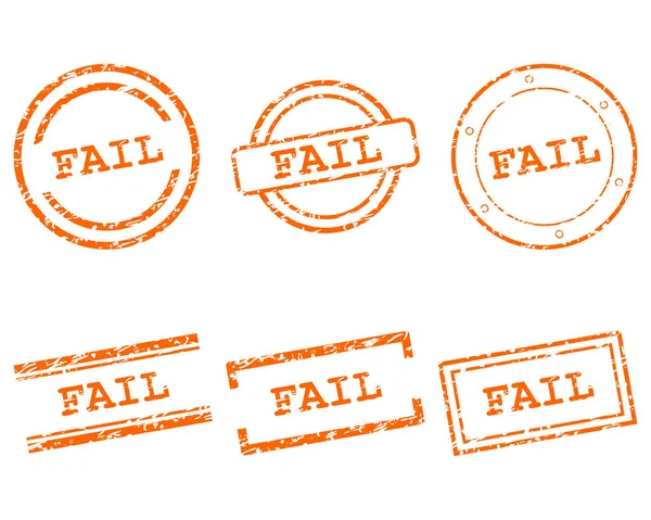 Fail stamps — Stock Vector