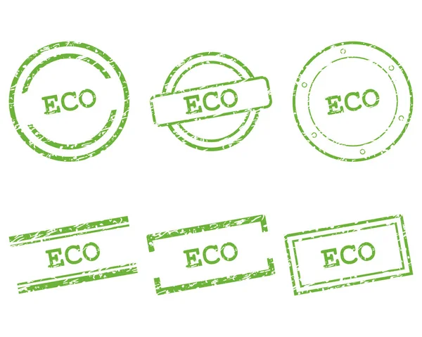 Eco stämplar — Stock vektor