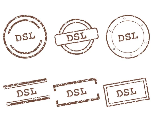 DSL切手 — ストックベクタ