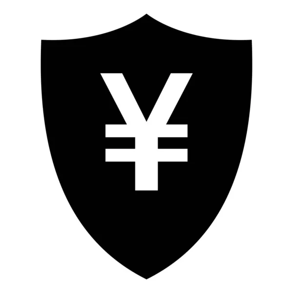 Yen y escudo — Vector de stock