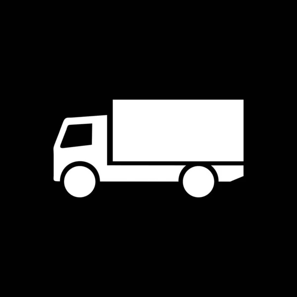 Camion et arrière-plan — Image vectorielle