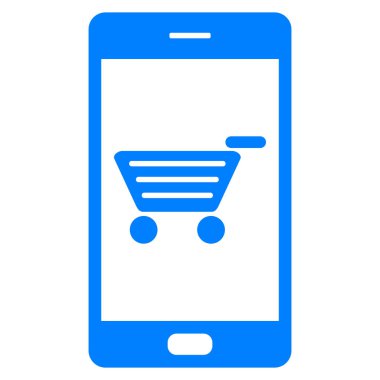 alışveriş sepeti ve smartphone