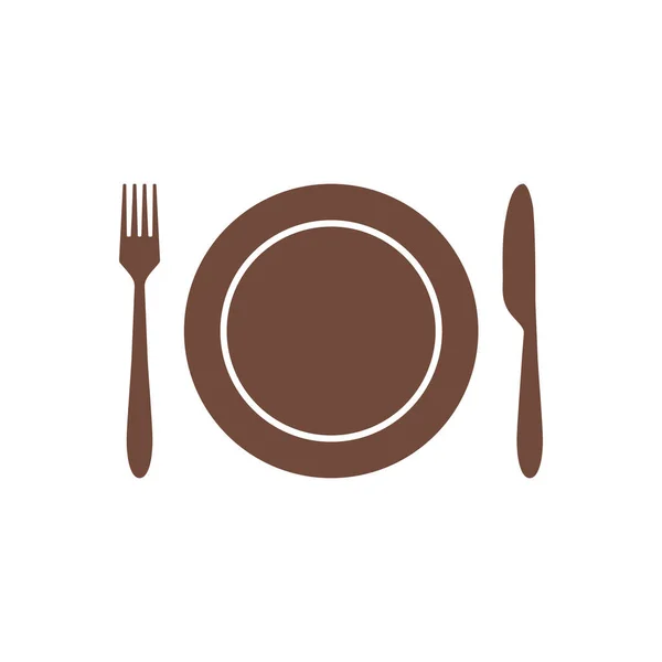 餐具和背景 — 图库矢量图片