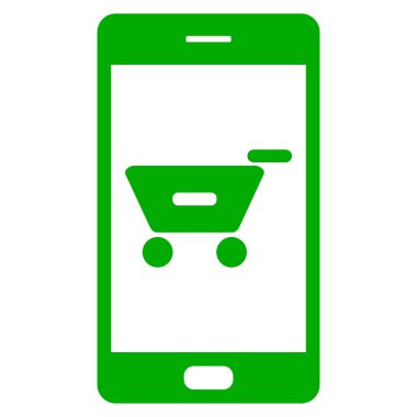 alışveriş sepeti ve smartphone