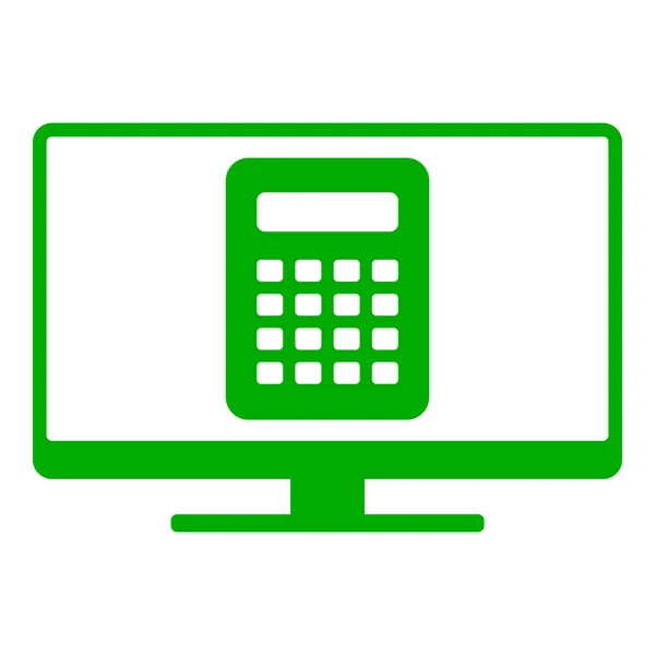 Kalkulator i ekran — Wektor stockowy