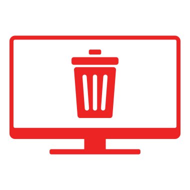 Çöp kutusu ve ekran