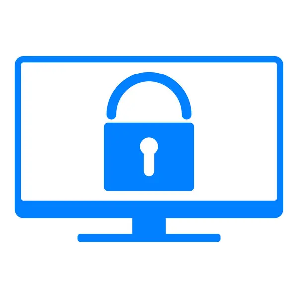 Vergrendeling en scherm — Stockvector