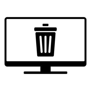 Çöp kutusu ve ekran