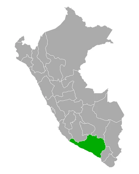 Peru 'daki Arequipa Haritası — Stok Vektör