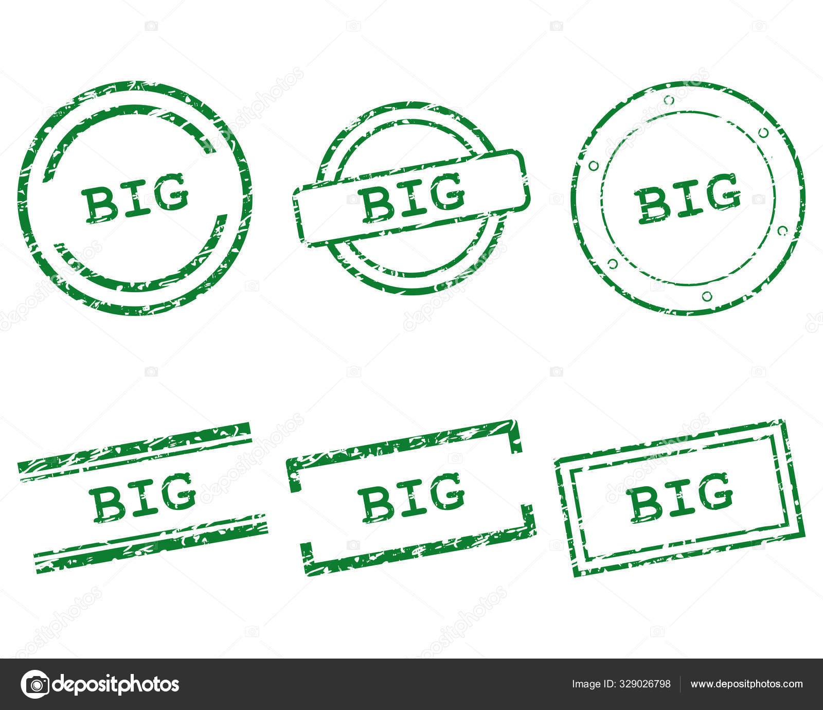 Big stamps — Stock Vector © rbiedermann 329026798