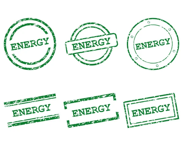 Timbres énergétiques — Image vectorielle