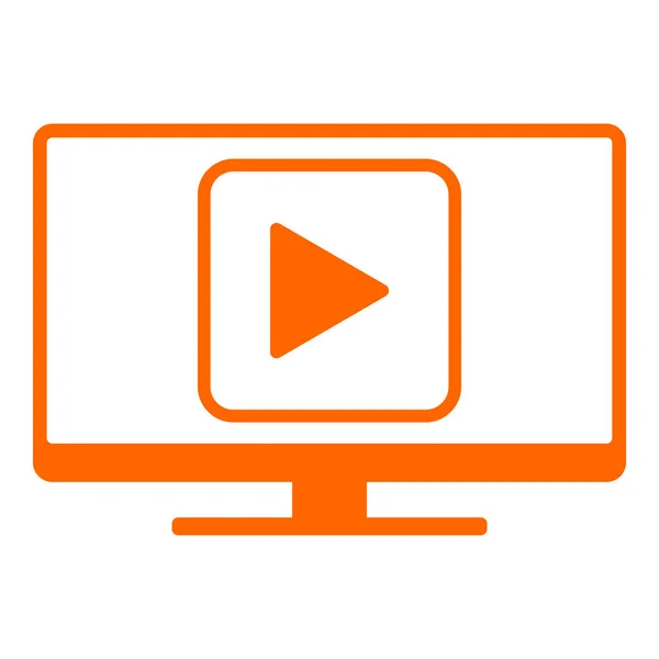 Video und Bildschirm — Stockvektor