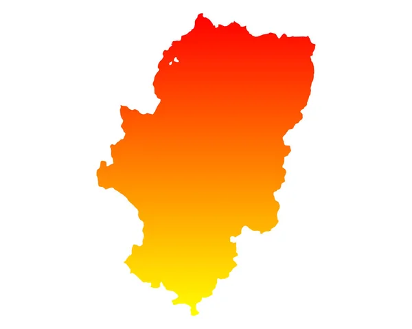 Ακριβής χάρτης της Αραγωνίας — Διανυσματικό Αρχείο