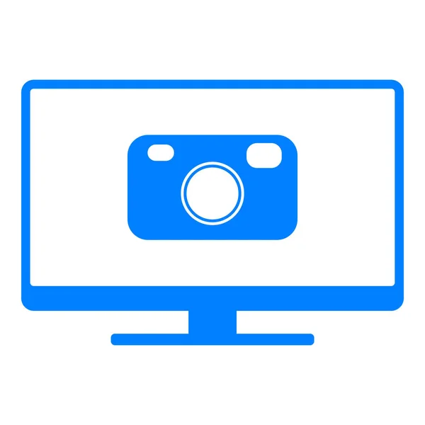 Caméra et écran — Image vectorielle