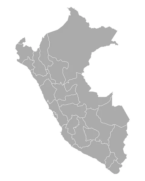 Mapa de Callao en Perú — Vector de stock