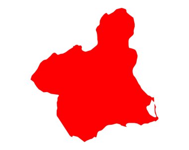 Murcia 'nın doğru haritası