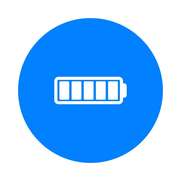 Batterie und Kreis — Stockvektor